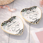 The Bond Between An Aunt And Niece Leopard Print Infinity Flower Ceramic