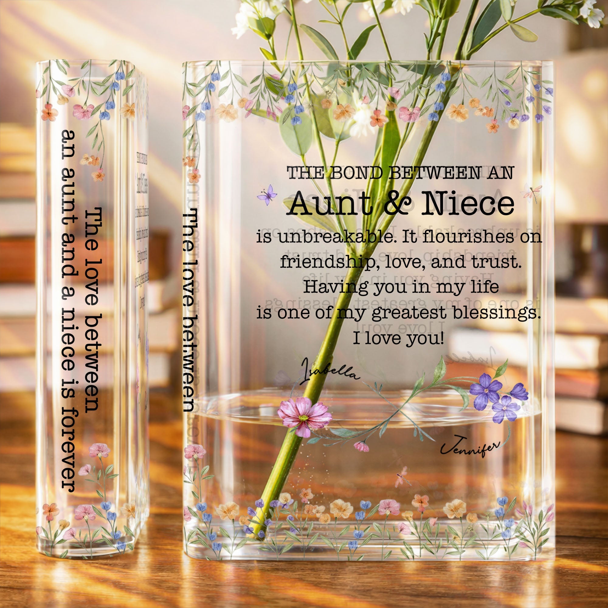 The Bond Between An Aunt & Niece, Flowers