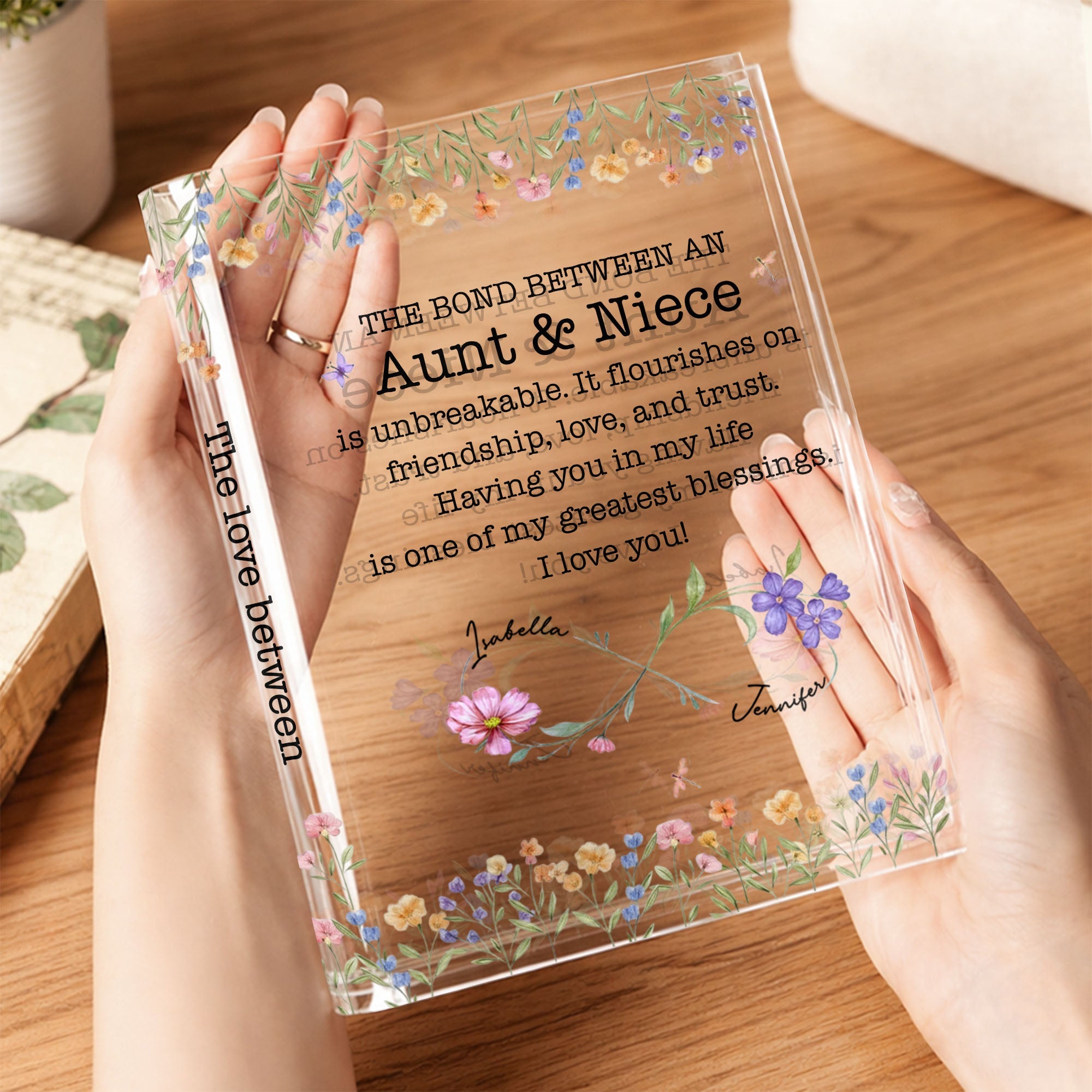 The Bond Between An Aunt & Niece, Flowers