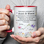 The Bond Between An Aunt & Niece, Flowers And Butterflies