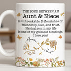 The Bond Between an Aunt & Niece, Butterflies and Flowers