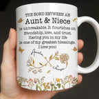 The Bond Between an Aunt & Niece, Butterflies and Flowers