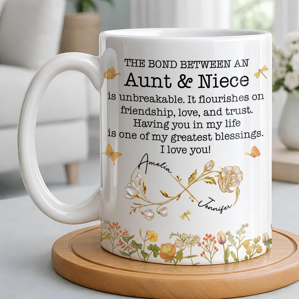 The Bond Between an Aunt & Niece, Butterflies and Flowers