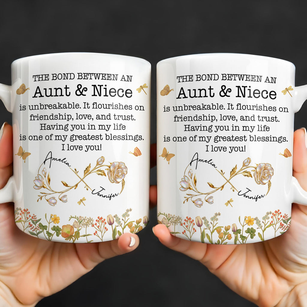 The Bond Between an Aunt & Niece, Butterflies and Flowers