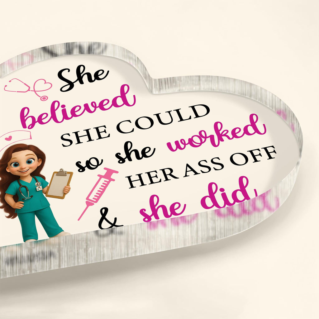 She Believed She Could So She Worked Her Ass Off & She Did, Nurse and Medical Tools