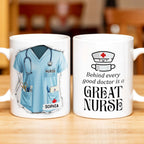 Behind Every Good Doctor Is A Great Nurse, Nurse Cap and Mask