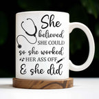She Believed She Could So She Worked Her Ass Off & She Did, Stethoscope