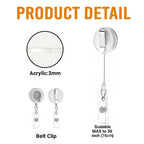 Custom Cheerful Cartoon Nurse Badge Reel