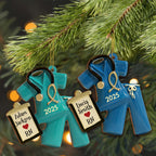 Celebrate Your Favorite Nurse With Scrubs And Badge Ornament