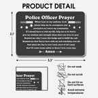 Police Officer Prayer, Uniform, Badge and Stars
