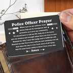 Police Officer Prayer, Uniform, Badge and Stars