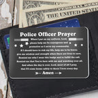Police Officer Prayer, Uniform, Badge and Stars