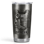 Honor Your Dedication, Police Badge Handcuffs Gun
