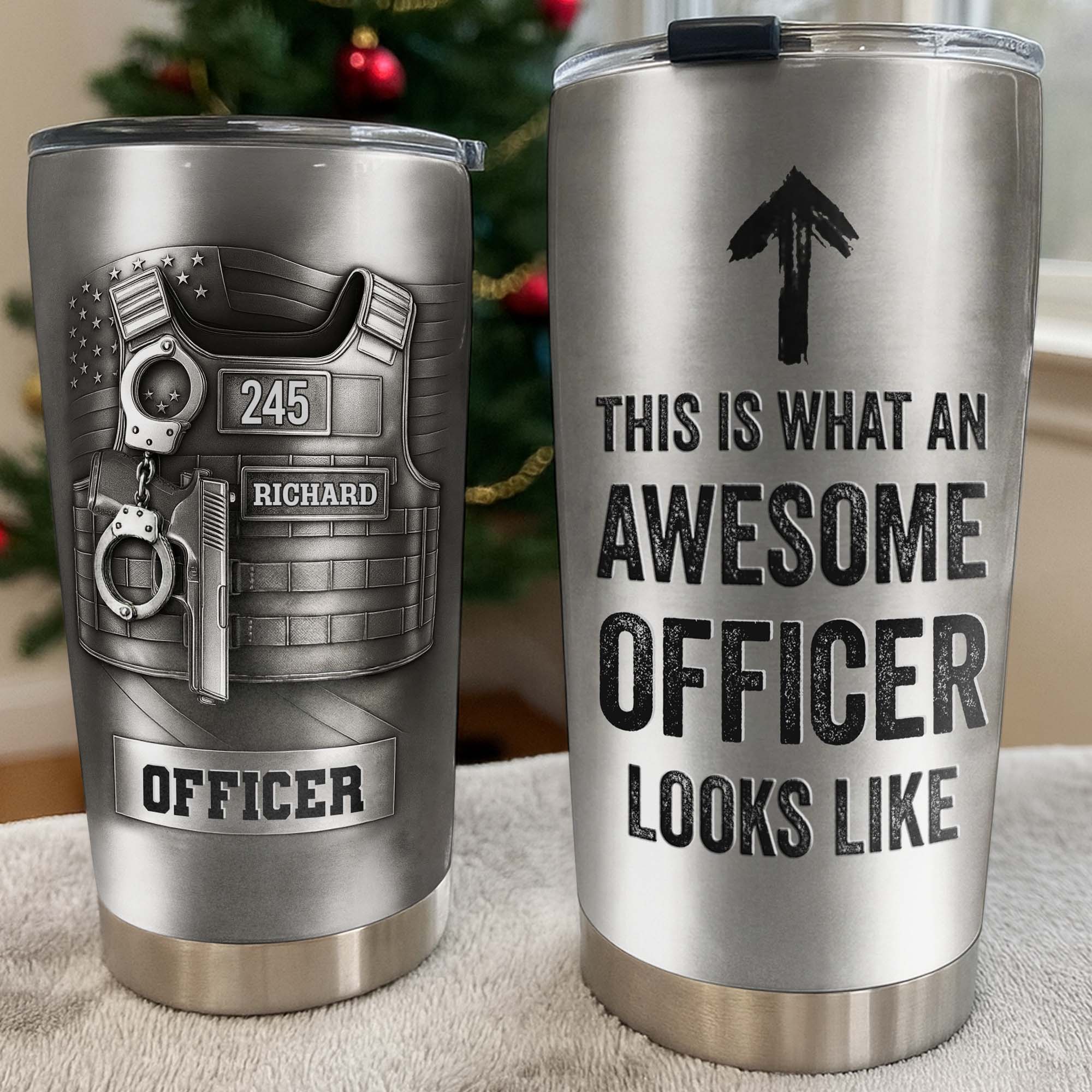 This Is What An Awesome Officer Looks Like Police Badge Handcuffs Handgun
