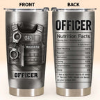 Celebrating Our Courageous Officers, Police Badge, Handcuffs, Gun