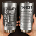 Celebrating Our Courageous Officers, Police Badge, Handcuffs, Gun