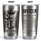Celebrating Our Courageous Officers, Police Badge, Handcuffs, Gun