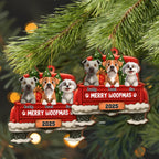 Merry Woofmas With Dogs And Sleigh
