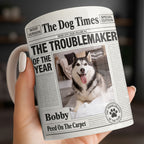 The Troublemaker Of The Year Dog Coffee Mug