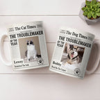 The Troublemaker Of The Year Dog Coffee Mug