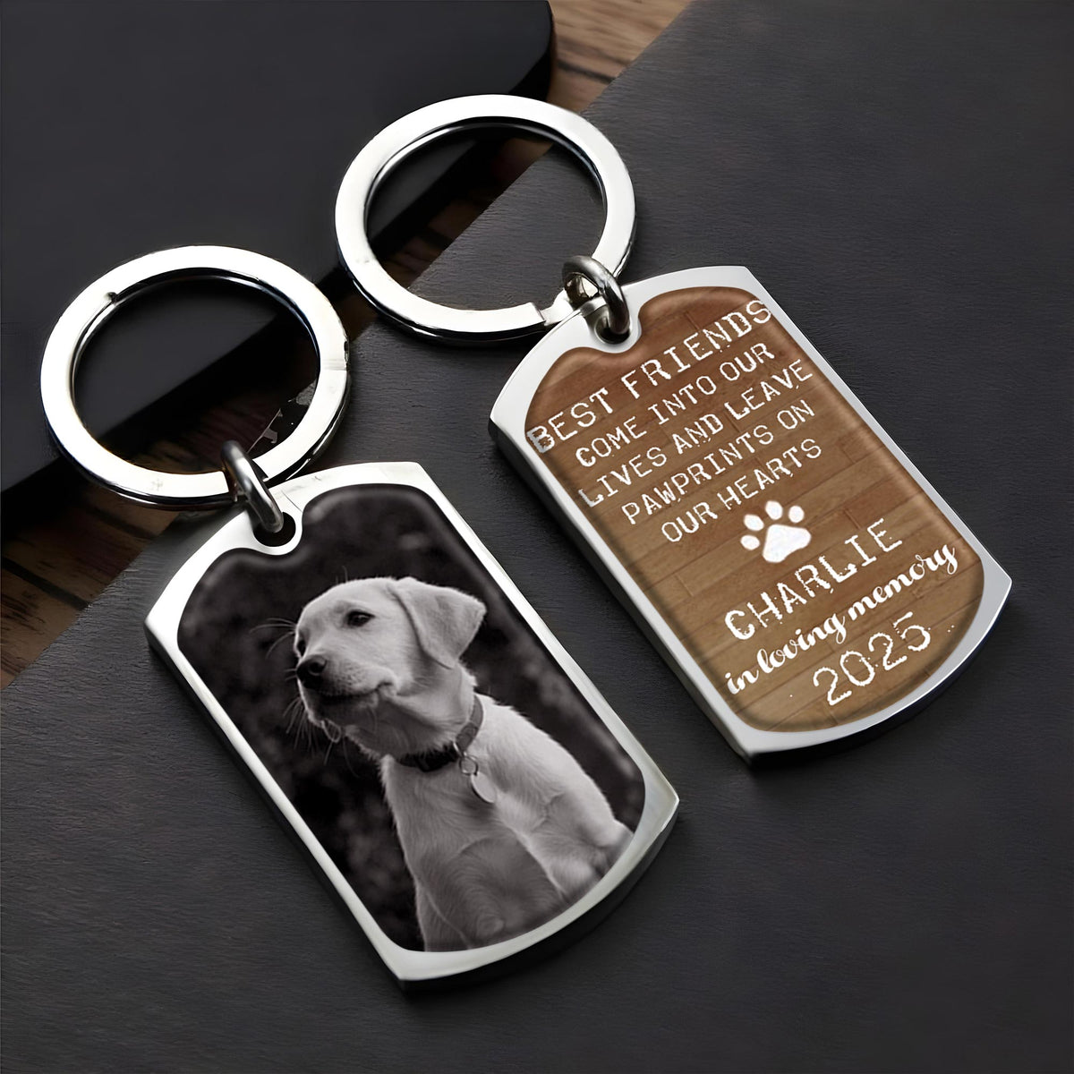 Best Friends Come Into Our Lives And Leave Pawprints On Our Hearts, Dog And Pawprints