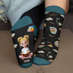 Yes I Really Do Need All These Books Socks - Personalized Crew Socks - READ001_CSOCK