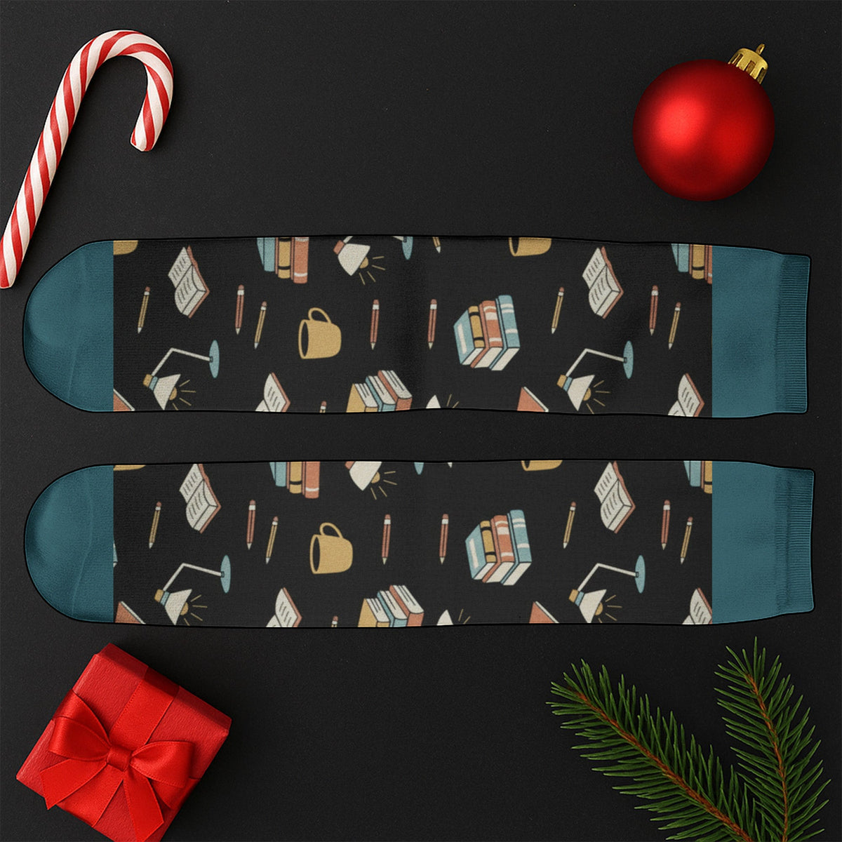 Yes I Really Do Need All These Books Socks - Personalized Crew Socks - READ001_CSOCK