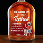 The Legend Has Officially Retired, Chair And Beer Can