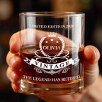 The Legend Has Retired, Crown And Laurel Wreath Design