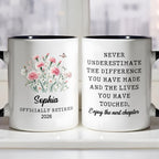 Officially Retired Never Underestimate The Difference Flowers Butterfly