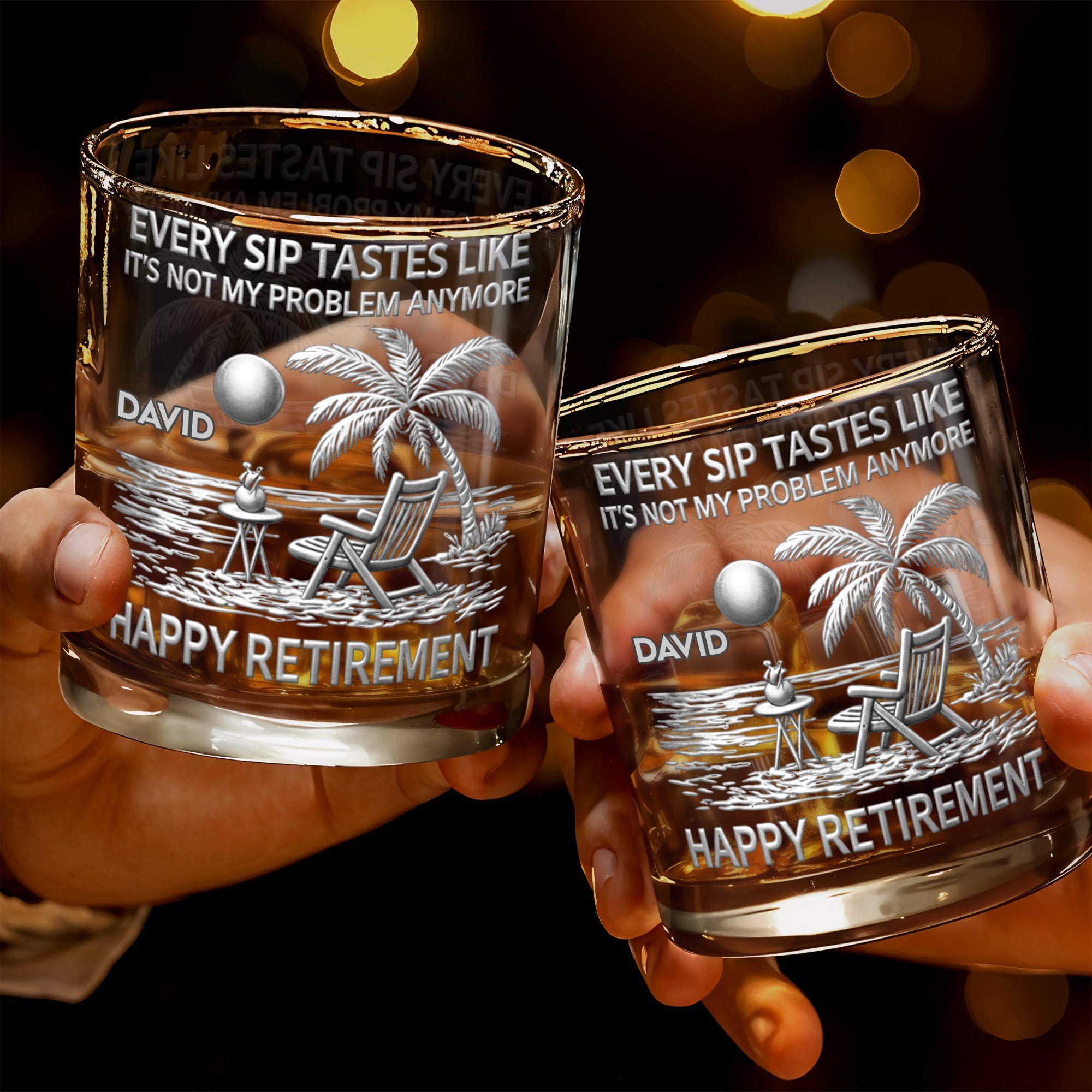 Every Sip Tastes Like It's Not My Problem Anymore, Palm Tree and Beach Chair