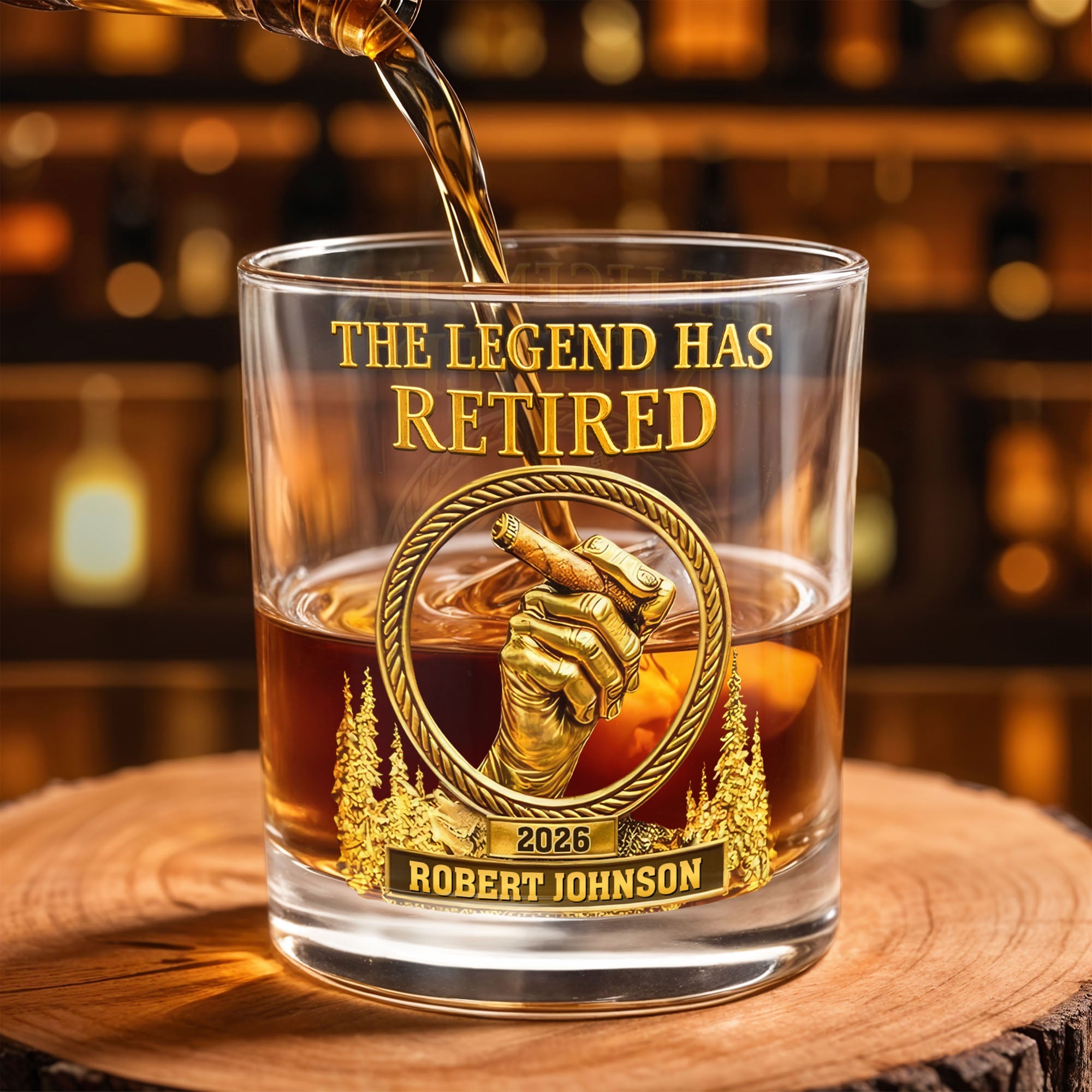 The Legend Has Retired, Hand with Cigar