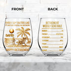 Every Sip Tastes Like It's Not My Problem Anymore Palm Tree Beach Chair Happy Retirement