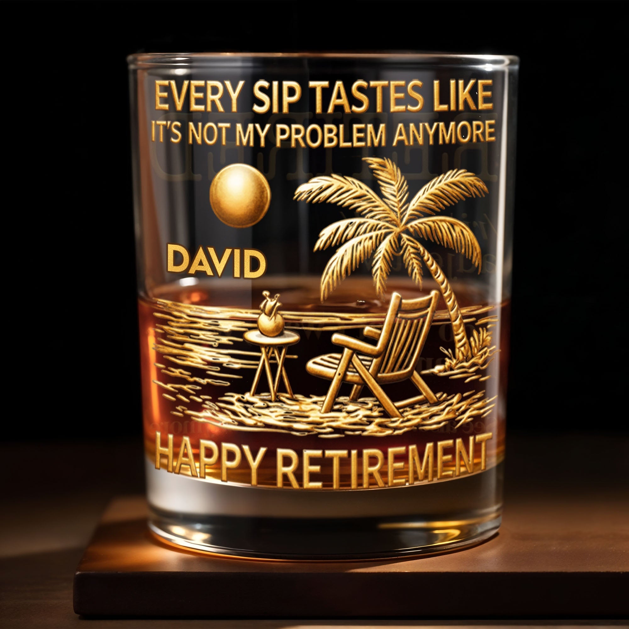 Every Sip Tastes Like It's Not My Problem Anymore Palm Tree Beach Chair