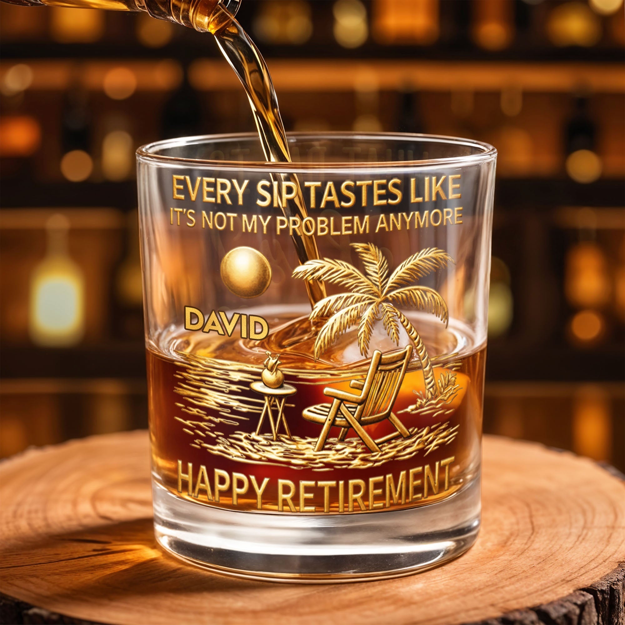 Every Sip Tastes Like Not My Problem Anymore Palm Tree Retirement