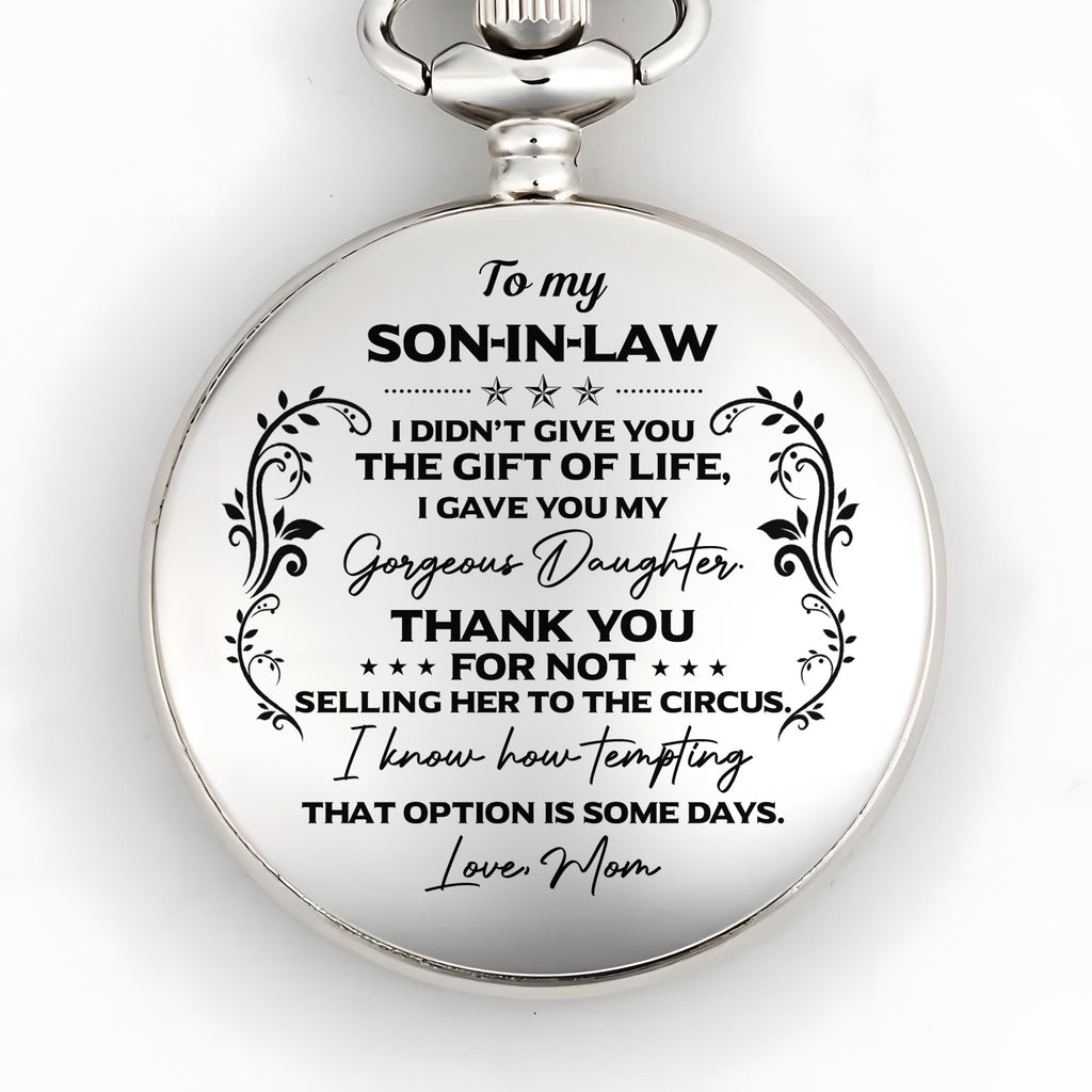 To My Son-In-Law, Thank You For Not Selling Her To The Circus