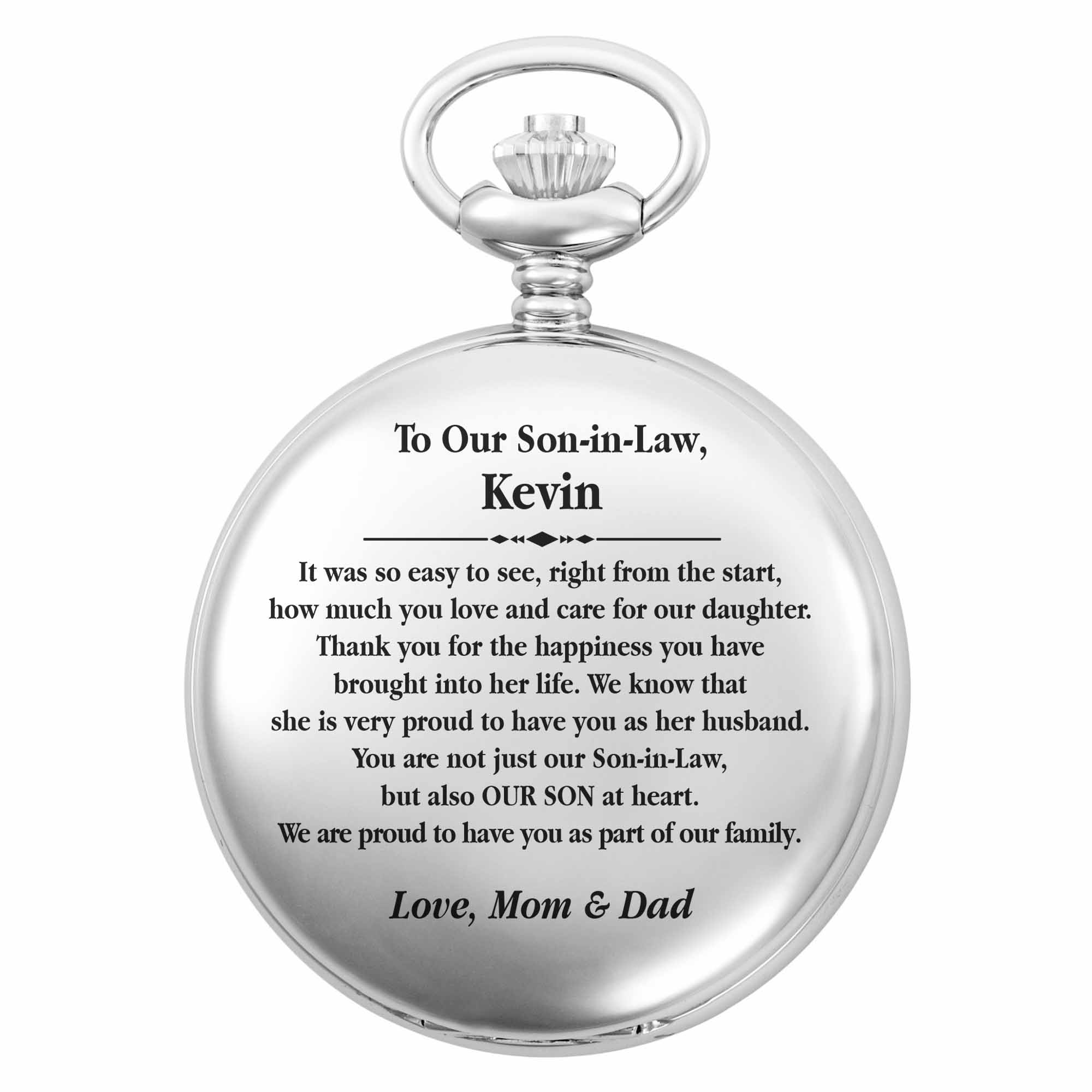To Our Son-In-Law, Proud To Have You