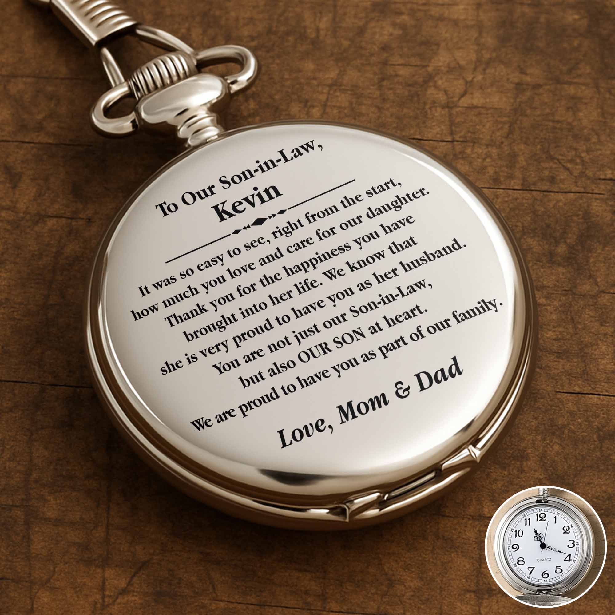 To Our Son-In-Law, Proud To Have You