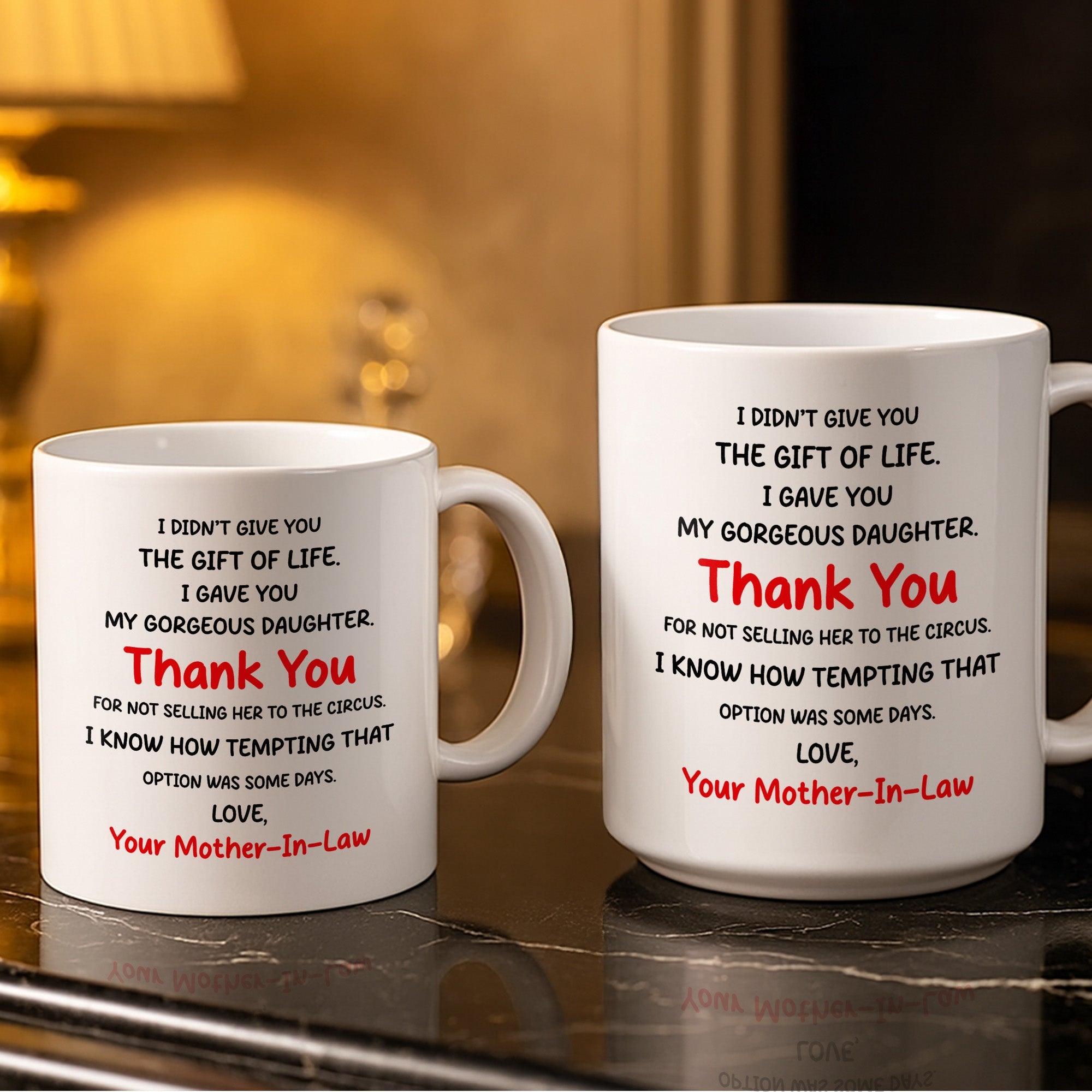 Thank You Son-In-Law For Not Selling My Daughter
