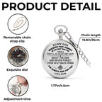 Wherever Your Journey, Compass Pocket Watch