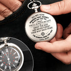 Wherever Your Journey, Compass Pocket Watch