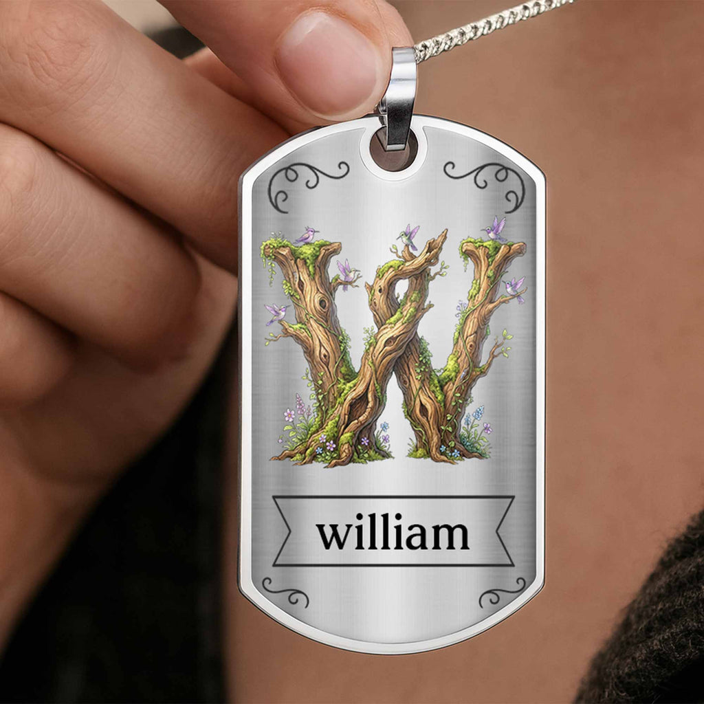 To My Son, Never Forget That I Love You, Tree And Bird Necklace