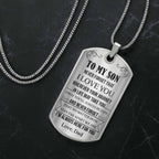 To My Son, Never Forget That I Love You, Tree And Bird Necklace