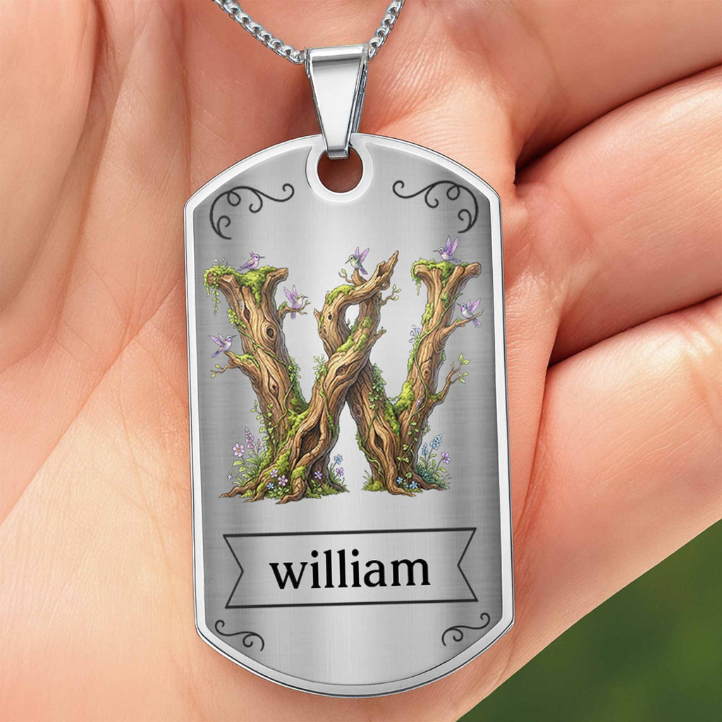 To My Son, Never Forget That I Love You, Tree And Bird Necklace