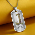 To My Son, Never Forget That I Love You, Tree And Bird Necklace
