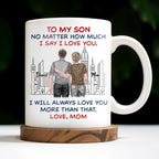 To My Son, No Matter How Much I Love You, Cityscape Design