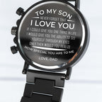 To My Son, Never Forget That I Love You