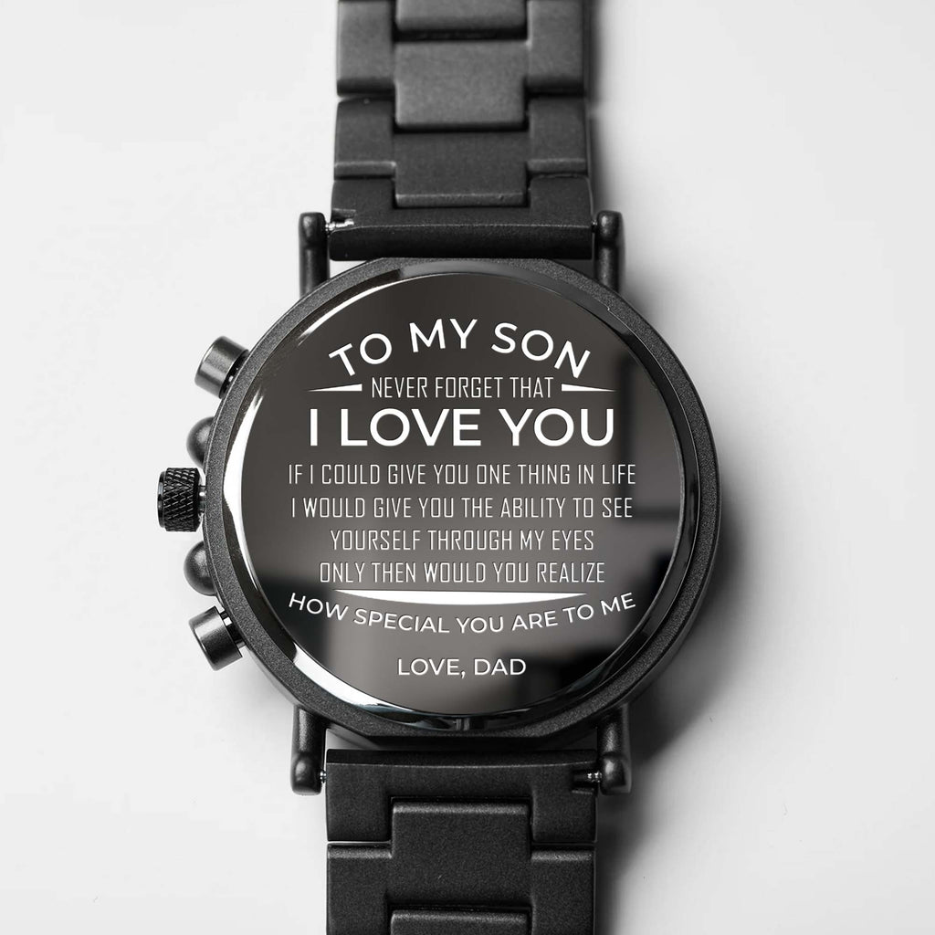 To My Son, Never Forget That I Love You