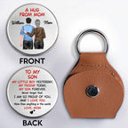 A Hug From Mom, To My Son, Love Forever - Personalized Custom Pocket Hug - SON066_HTOK