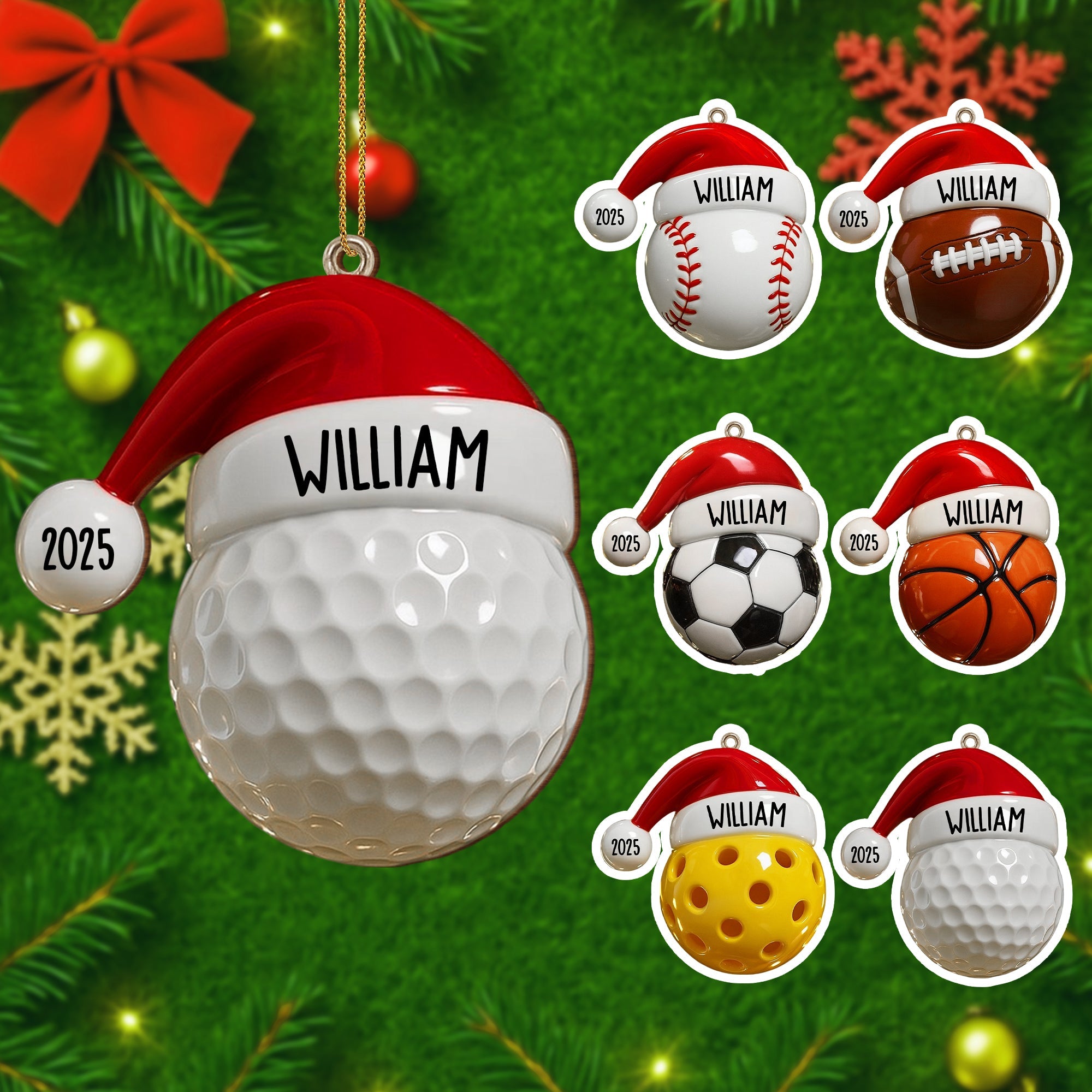 Personalized Sports Ornaments For Every Athlete